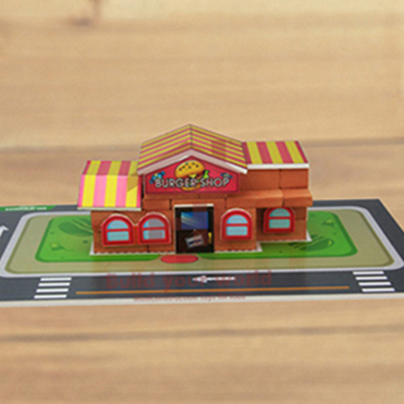 小砖家儿童手工建筑玩具系列--银行