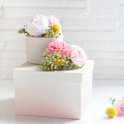 创意DIY手工用漂亮鲜花包装礼盒