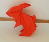 折纸DIY菱角分明的几何形兔子