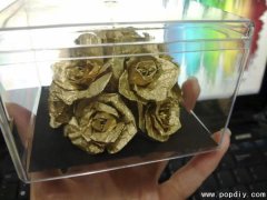 纸艺DIY创意手工制作用巧克力纸折出漂亮的花朵