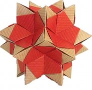 纸艺DIY创意手工制作漂亮的彩色立体花球