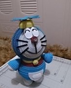 瓦楞纸艺手工DIY创意神奇的机器猫分享