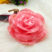 手工DIY漂亮的洁面玫瑰花型的精油手工皂产品欣赏