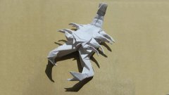 神奇的手工DIY折纸英勇的动物展示