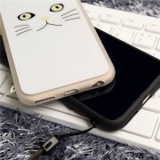 手工DIY制作创意个性黑猫白猫情侣款手机壳