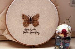 手工DIY刺绣有翅膀的小天使产品欣赏
