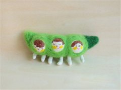 羊毛毡手工DIY制作的各种可爱蔬菜小人创意作品