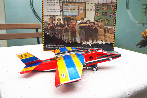 创意手工艺模型DIY手工制作的大飞机