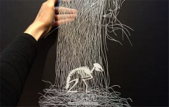 和创意DIY手工制作加盟店欣赏剪纸艺术家白纸上的奇思妙想