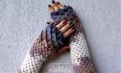 DIY手工创意生活馆分享这么美的手套，没到冬天也想要一双啊！